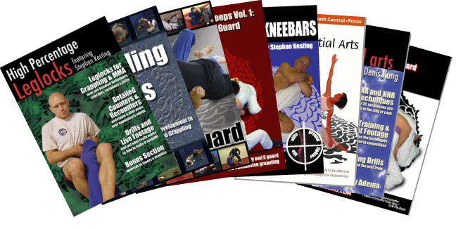 8 Grapplearts DVDs