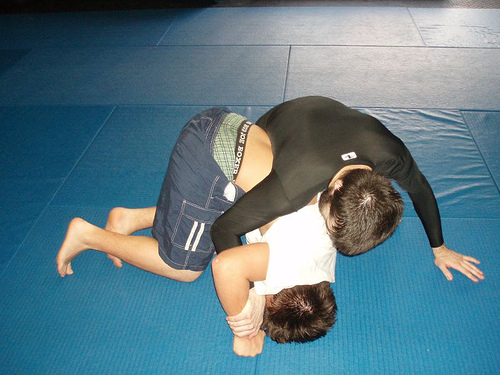 Reverse Omo Plata from Double Underhook guard pass