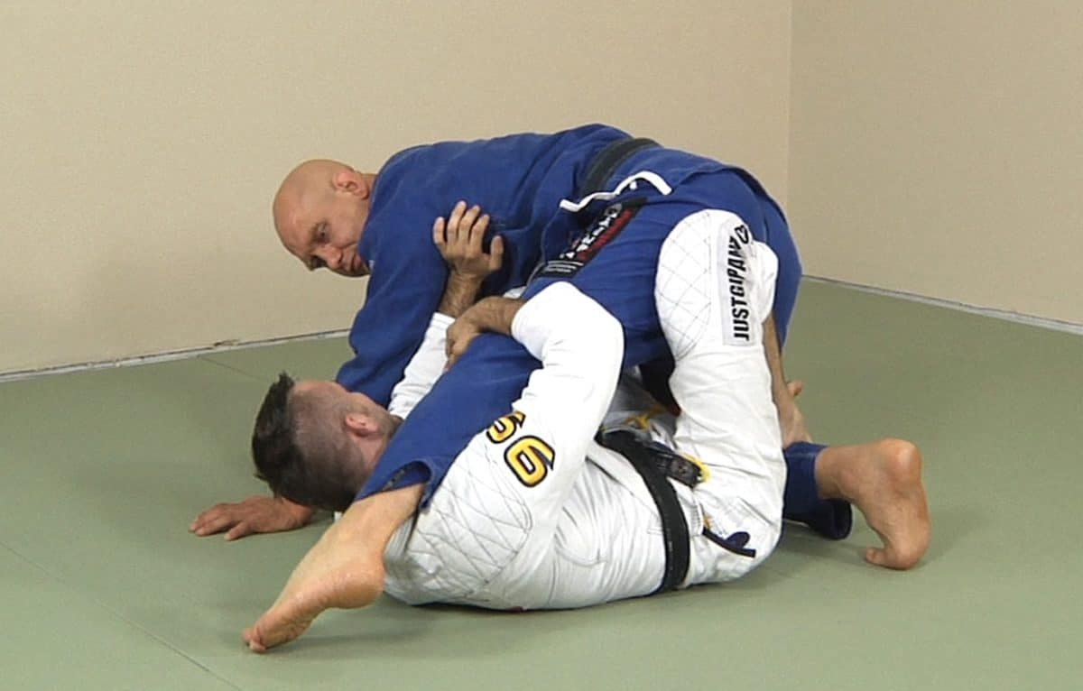 How to do a triangle choke from side control « martial arts