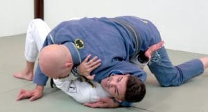 Top Man Has Established the Side Control and the Crossface