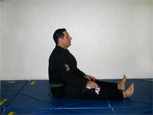 Stretching exercise for BJJ