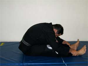 Stretching exercise for BJJ