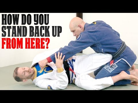 Getting Back to Your Feet From Closed Guard vs Forward Pressure