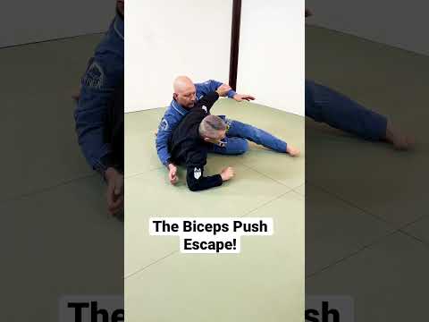 Ritchie Yip with the Biceps Push Escape, one of the best escapes from bottom cross side.