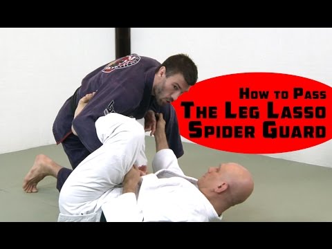 How to Pass Leg Lasso Spider Guard with Leverage