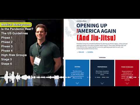 Guidelines for Opening Up Jiu-Jitsu Academies During Covid-19, with Dr Chris Moriarty