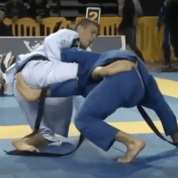 Keenan Cornelius Using the Worm Guard to Sweep an Opponent