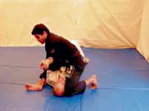 Mounted Armbar Drill 6