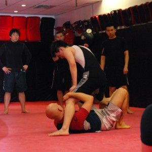 Stephan teaching the X Guard at a Submission Grappling Seminar