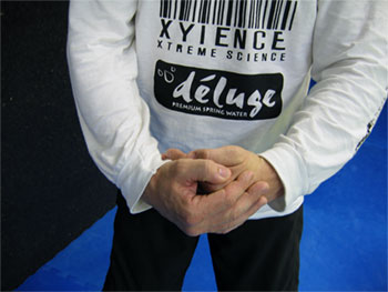 Guillotine Hand Position 2