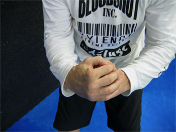 Guillotine Hand Position 3