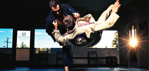 Roy Dean doing Judo