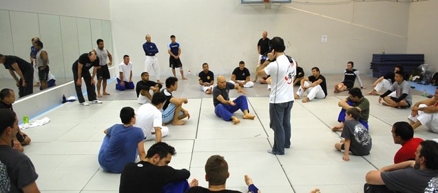 Stephan teaching BJJ