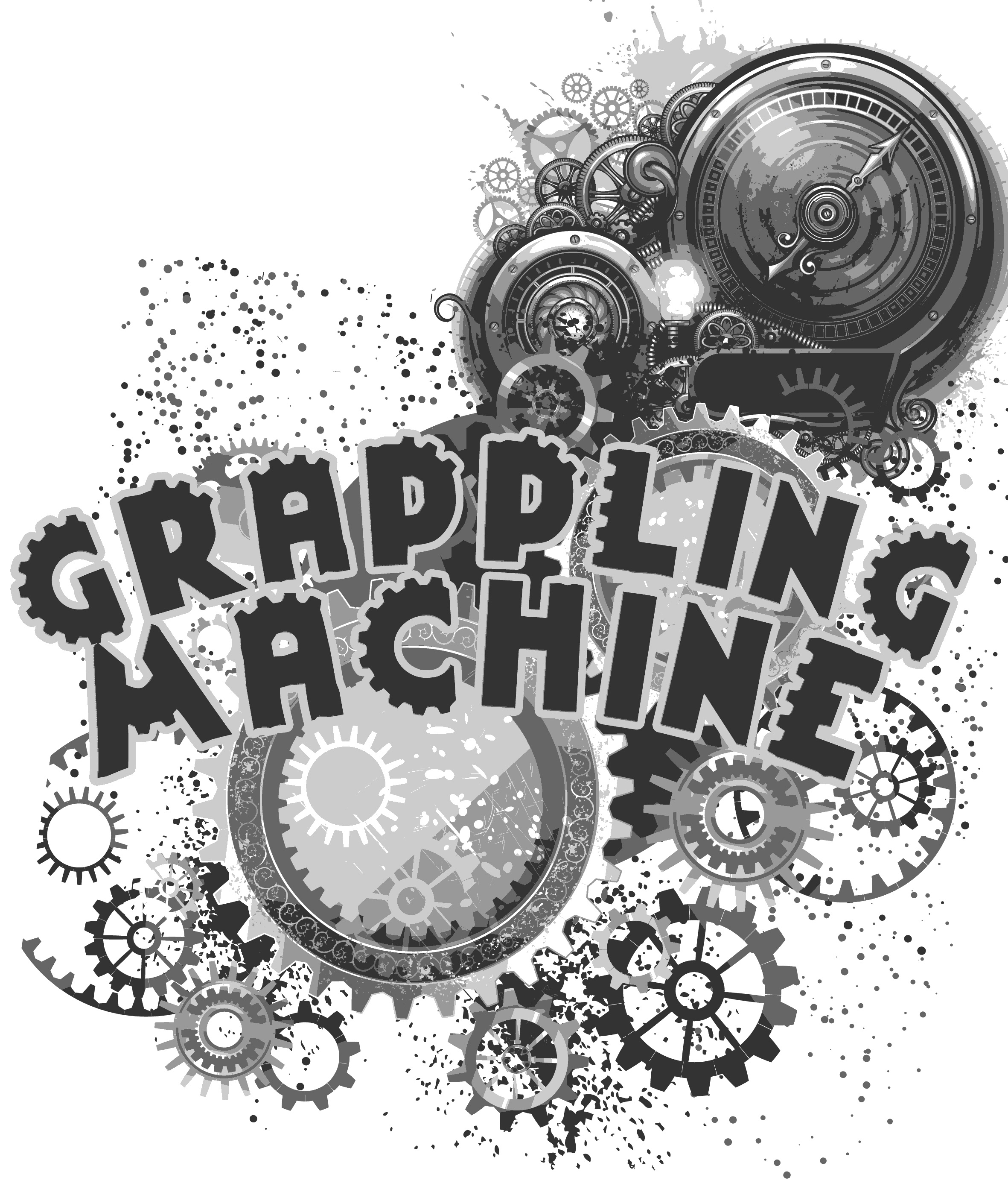Grappling Machine T Shirt Design