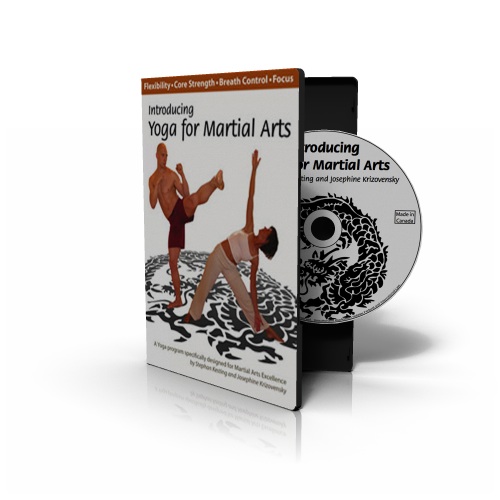 Yoga for martial arts case and DVD