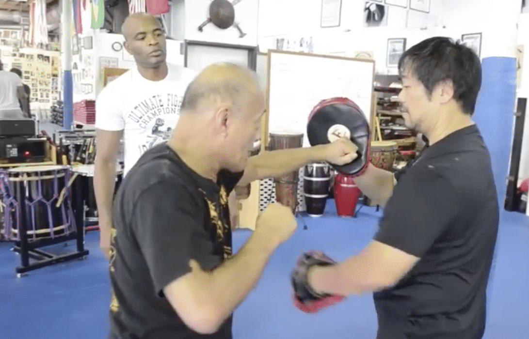 Dan Inosanto Teaches Anderson Silva