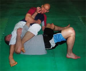 Armbar - falling back