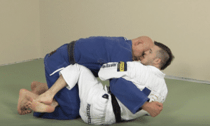 half guard triangle starting position