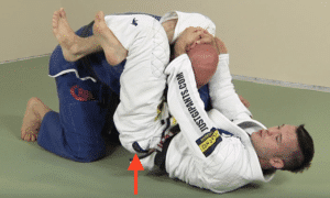 Bridging up to finish the triangle choke