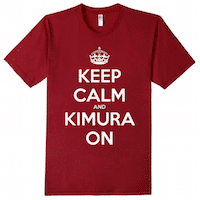 Keep calm and Kimura on BJJ shirt