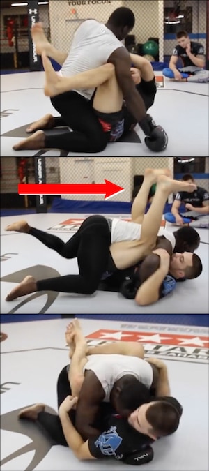 Using the legs to off balance a striking opponent in BJJ self defense