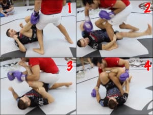 Gary Tonnen applying the Heel Hook in a no gi, MMA, self defense situation first angle