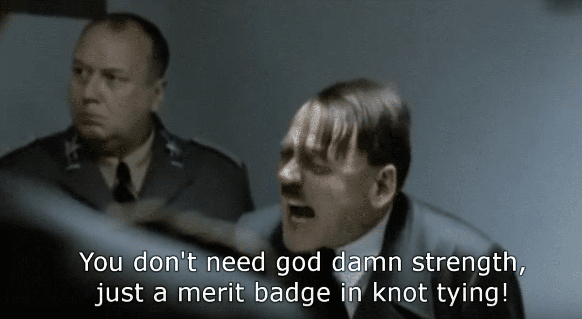 Hitler on the worm guard