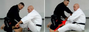 Stripping the grip of the hands off your feet in the BJJ butterfly guard