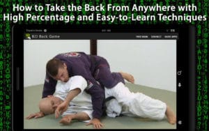 taking the back in BJJ