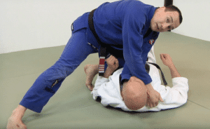 knee on belly choke