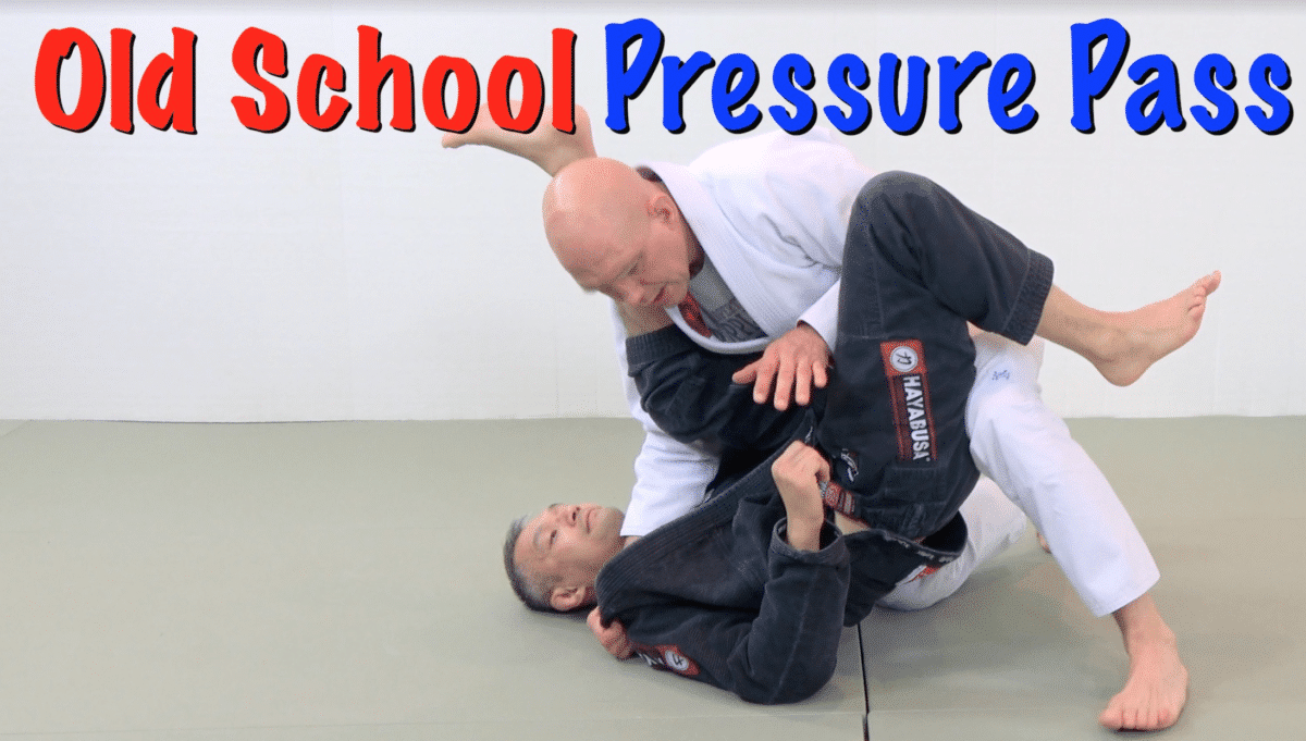 old school closed guard pressure pass