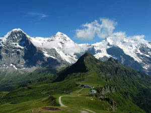 The Eiger, Mönch and Jungfrau in the Berner Overland