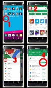 4 steps to update your BJJ apps on android