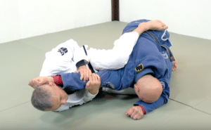 pressing armbar from guard