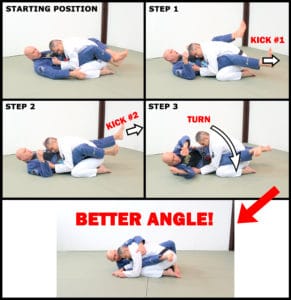 How to make an angle in closed guard