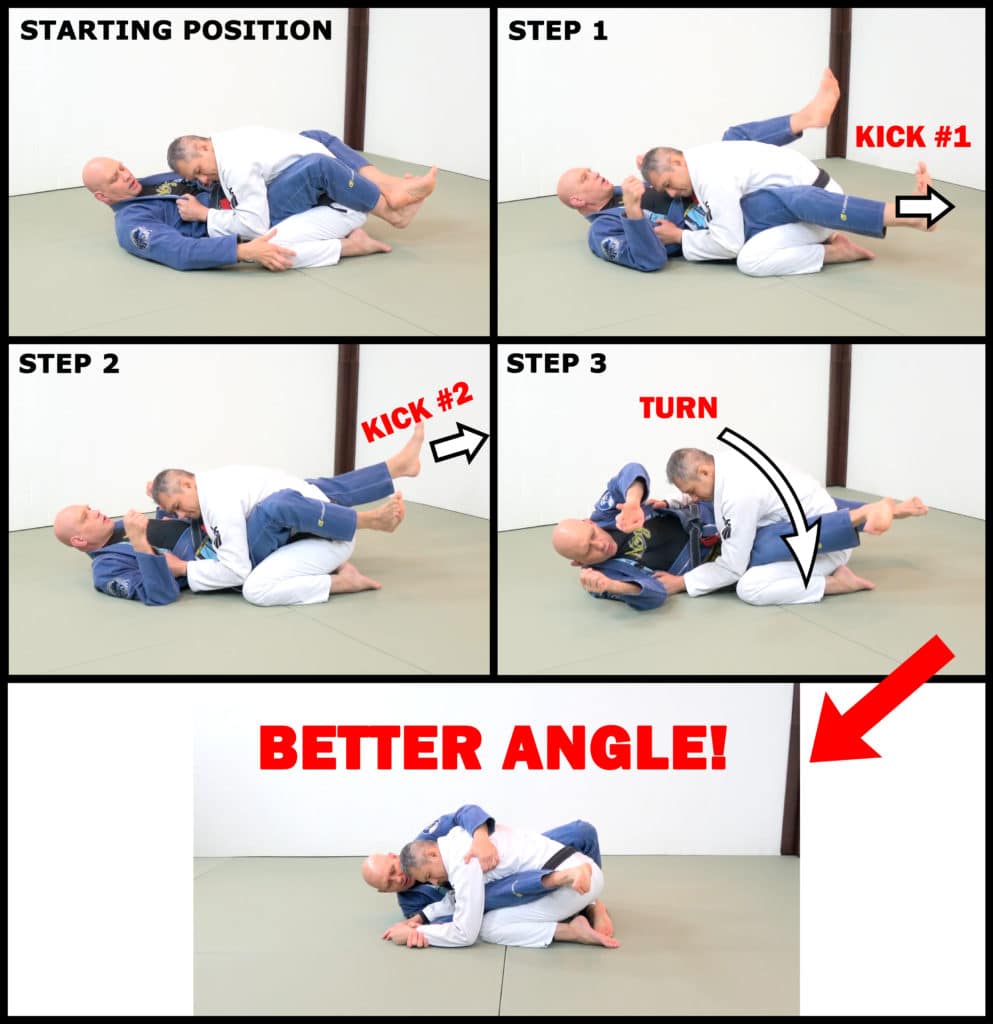 How to make an angle in closed guard