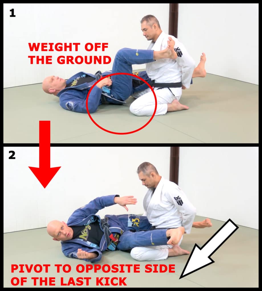 hip escape in closed guard