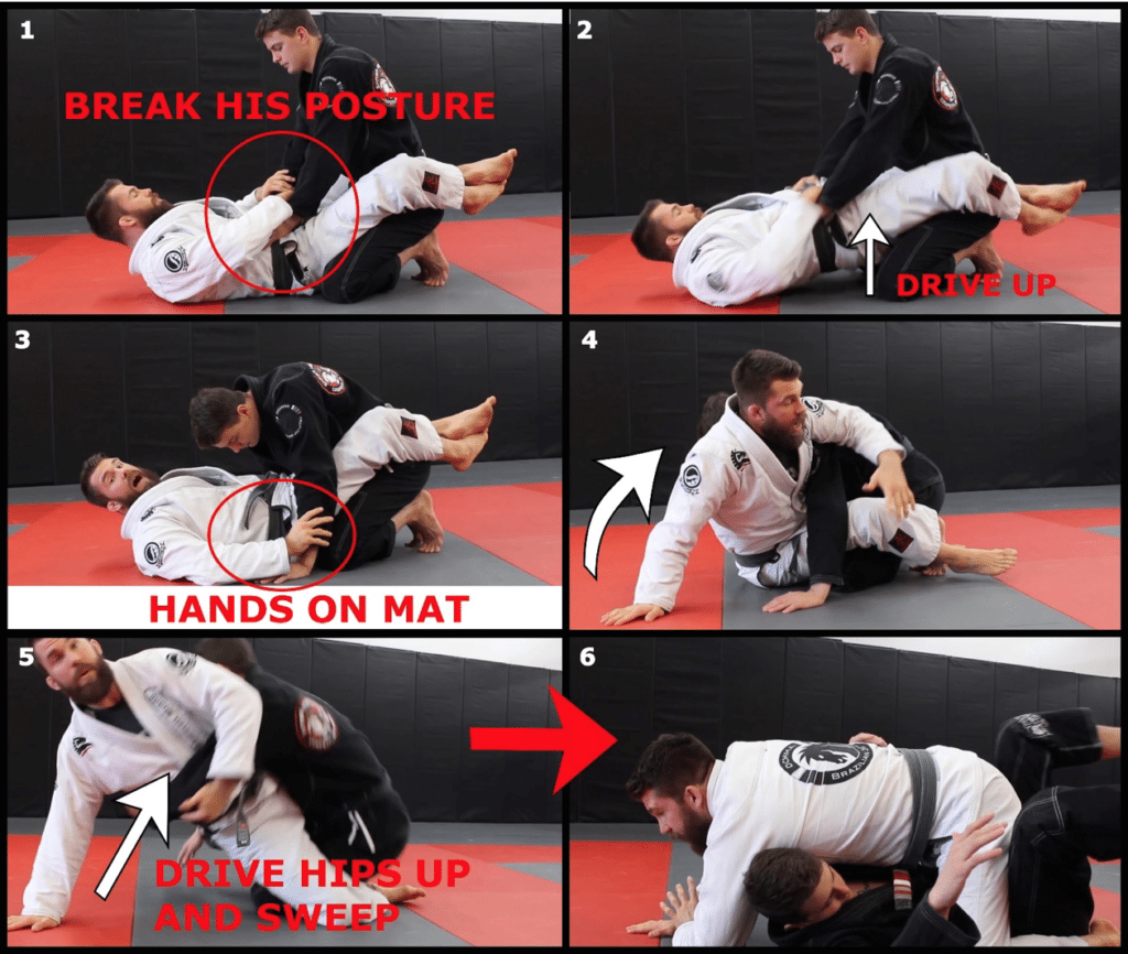 a great bjj guard sweep for wrestlers