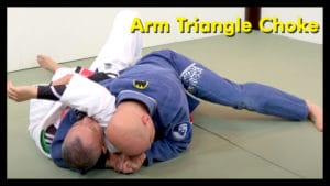 The arm triangle choke - kata gatame - for bjj, no gi grappling and mma