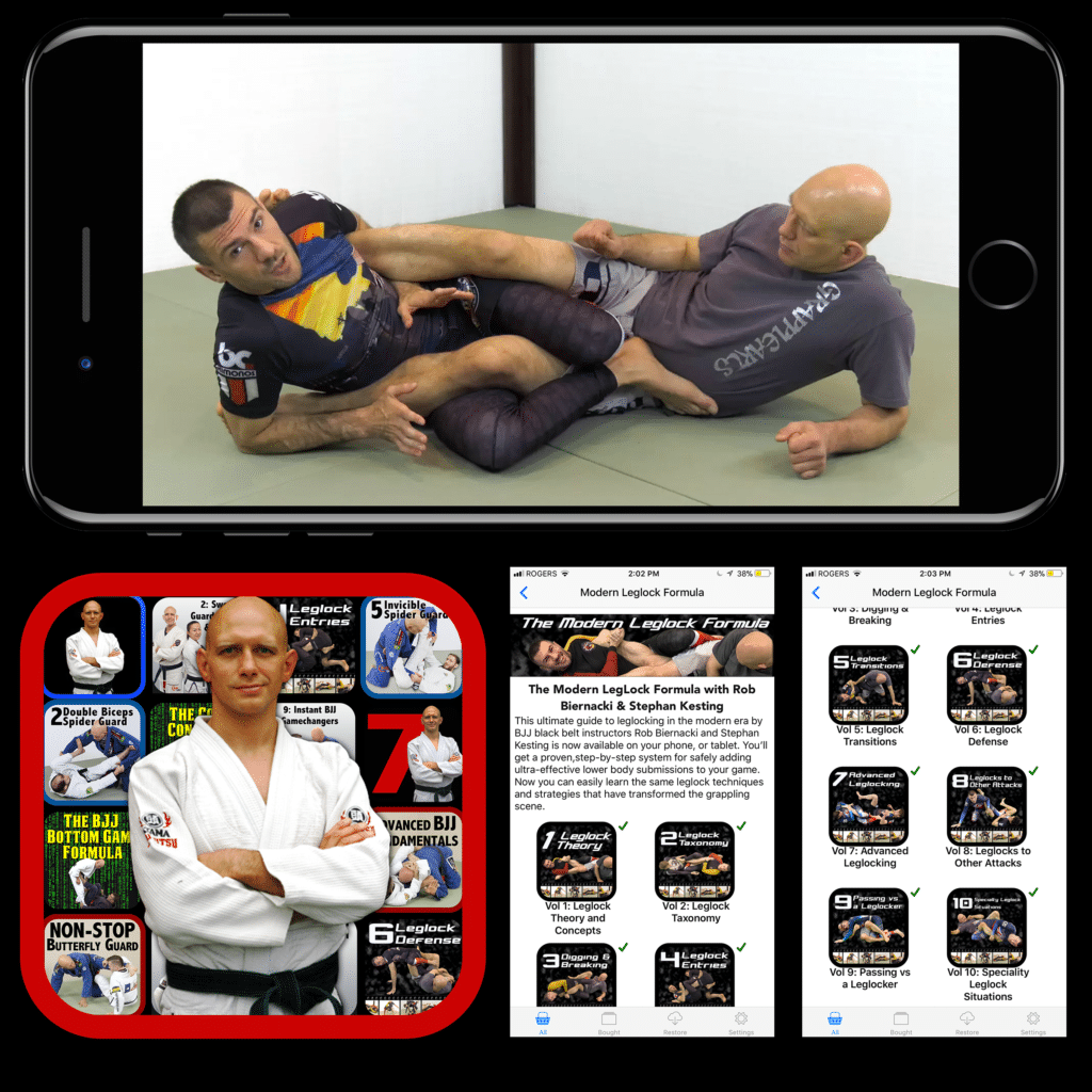 Modern Leglock Formula within Grapplearts BJJ Master app