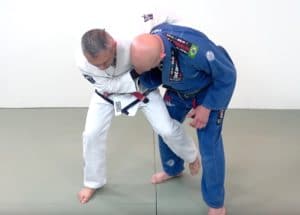 throw to leglock submission combo