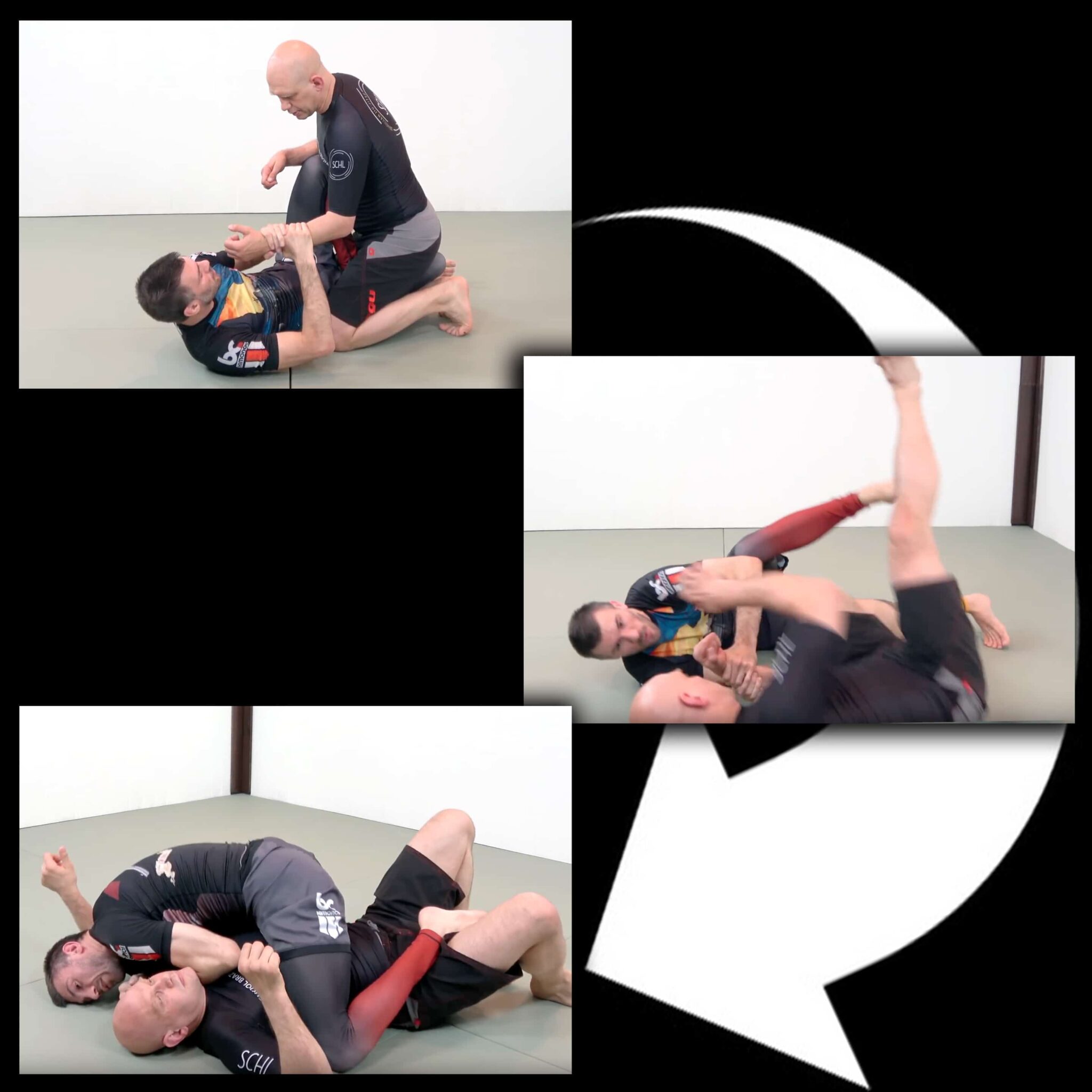 two on on grip half butterfly sweep