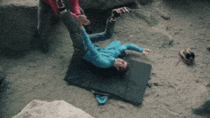 Adam Ondra Shadow Climbing