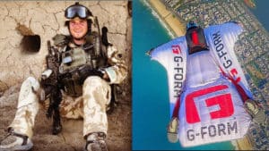 Jamie Flynn, soldier, base jumper, wingsuit pilot