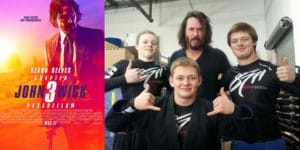 Keanu Reeves and Collier Judo Boys John Wick 3
