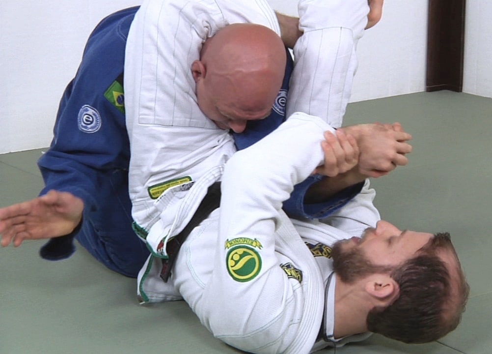 Wristlock from triangle choke