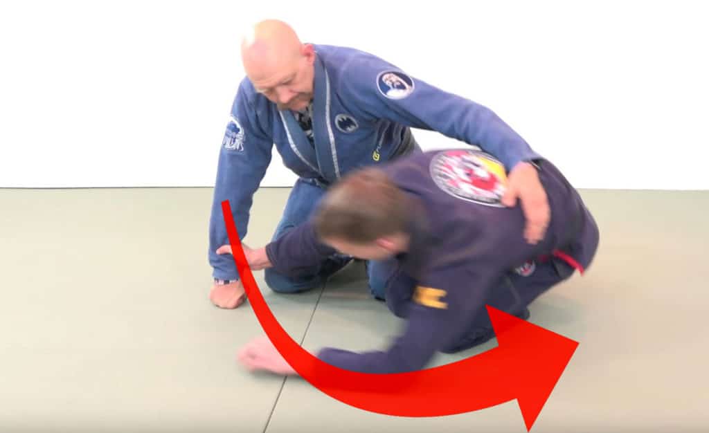 BJJ Turtle Escape - Sit Down 1