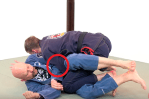 Opponent on side with his back exposed