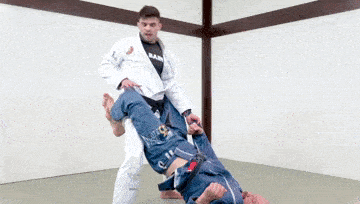 Opening Closed Guard, One Handed Push