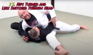 Side control variation 13 - Hips Fully Turned Towards Head